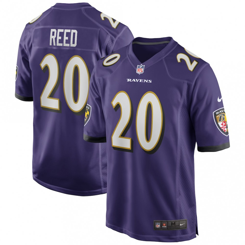 Ed Reed Baltimore Ravens Nike Game Retired Player Jersey - Purple-GridironStore